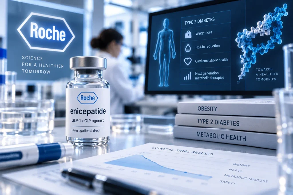 Roche enicepatide в клинично изпитване за отслабване и контрол на диабет тип 2