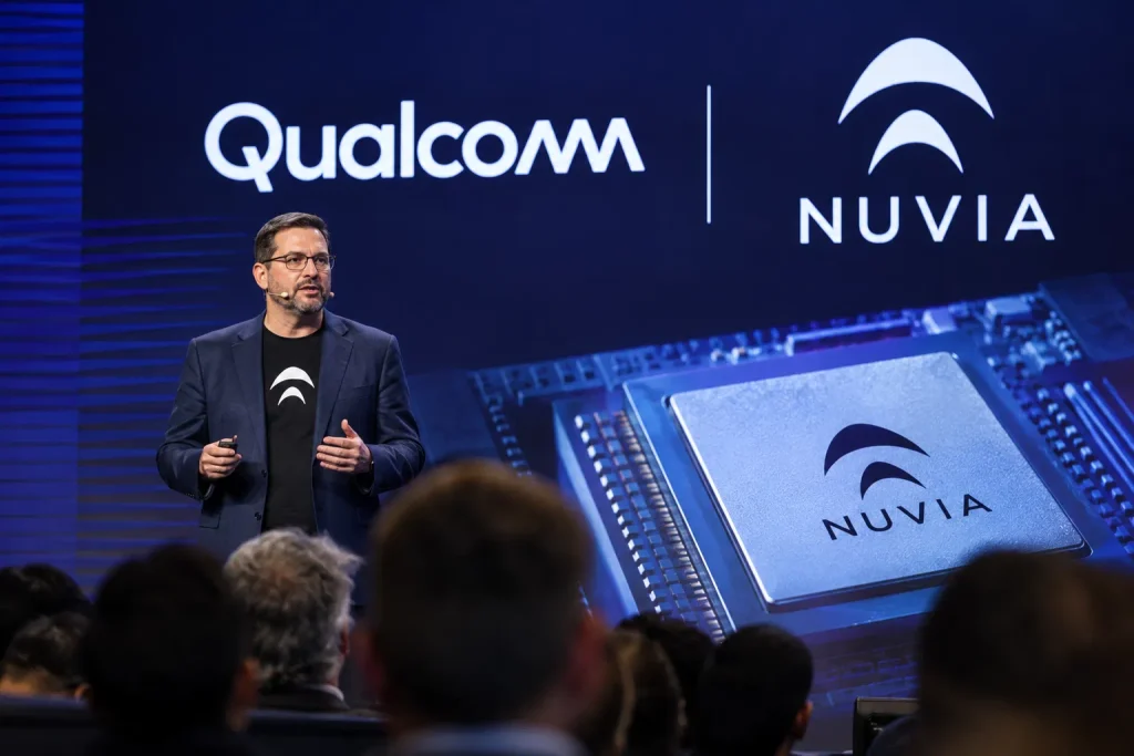 Представяне на придобиването на Nuvia от Qualcomm пред публика